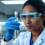 농산물품질관리사 초보자를 위한 1년 플랜 - **Prompt:** A highly detailed, realistic photograph of a female agricultural quality control special...