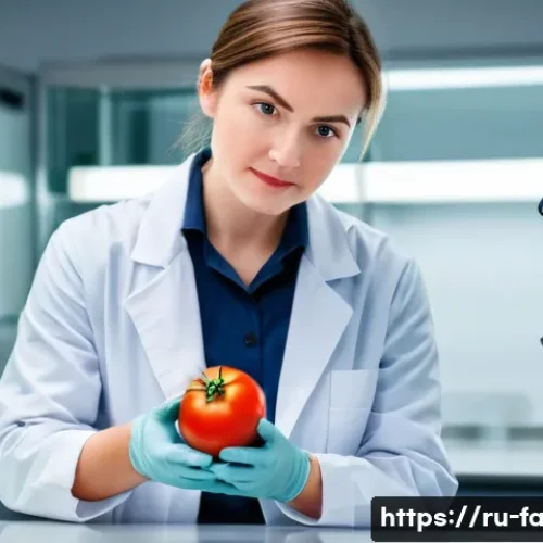 Home 11 농산물품질관리사 자격증 실효성 평가 - A professional female agricultural quality control specialist, in her late 20s, with short, neat hai...